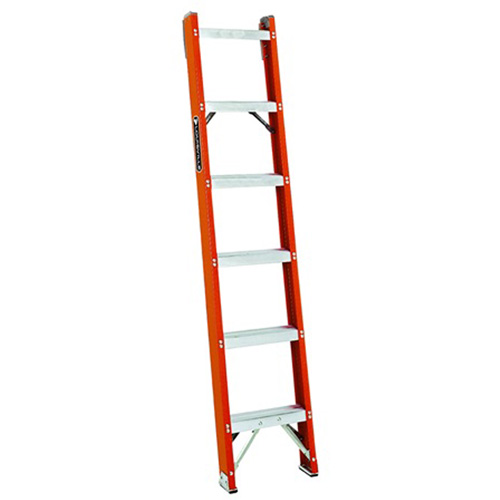FH1000 Series Industrial Heavy-Duty Shelf Ladders, 6', Fibreglass, 300 lbs., CSA Grade 1A Fastek