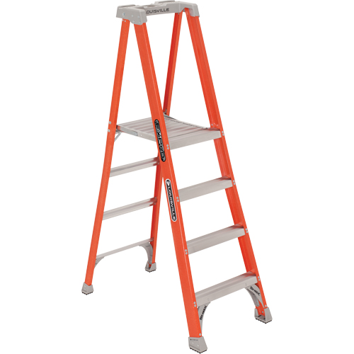 Industrial Heavy-Duty Pro Platform Stepladders (FXP1700 Series), 4', 300 lbs. Cap. Fastek