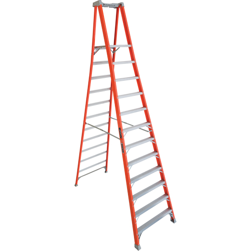 Industrial Heavy-Duty Pro Platform Stepladders (FXP1700 Series), 12', 300 lbs. Cap. Fastek