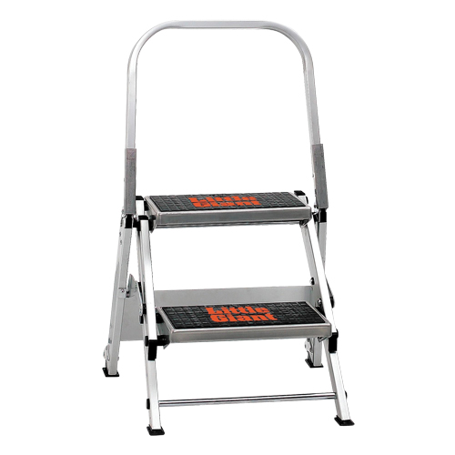 Safety Stepladder, 1.5', Aluminum, 300 lbs. Capacity, Type 1A Fastek