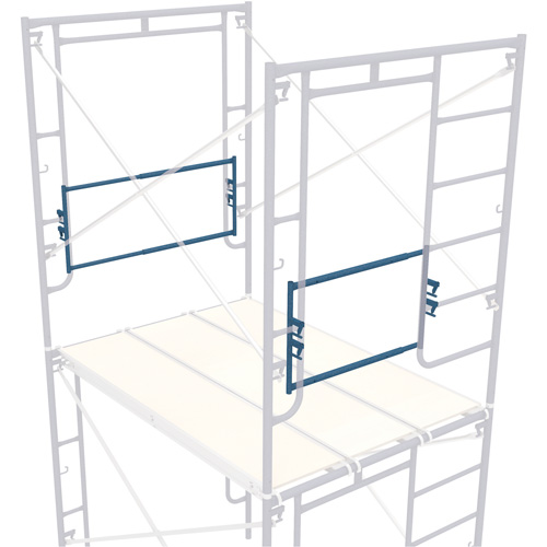 Garde-corps dextr&eacute;mit&eacute; extensible pour l'&eacute;chafaudage, Barre de retenue, 21" h Fastek