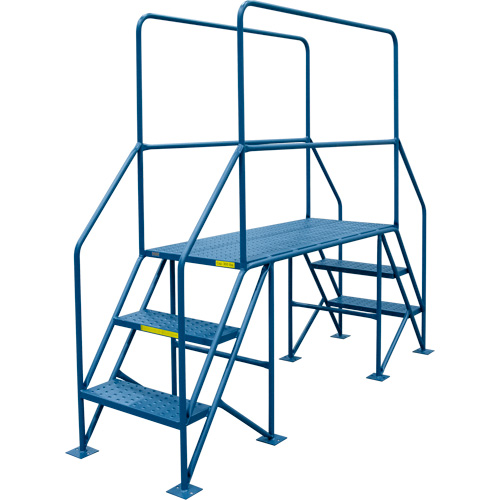 Crossover Ladder, 35-1/2" Overall Span, 31-1/2" H x 22" D, 22" Step Width Fastek