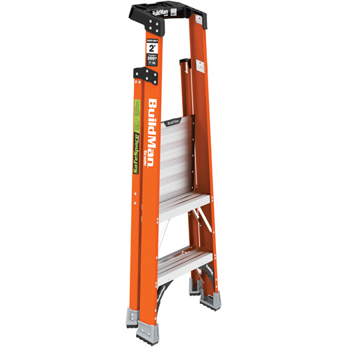 Safespace Platform Step Ladder, 2', 300 lbs. Cap. Fastek