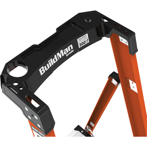 Safespace Platform Step Ladder, 6', 300 lbs. Cap. Fastek