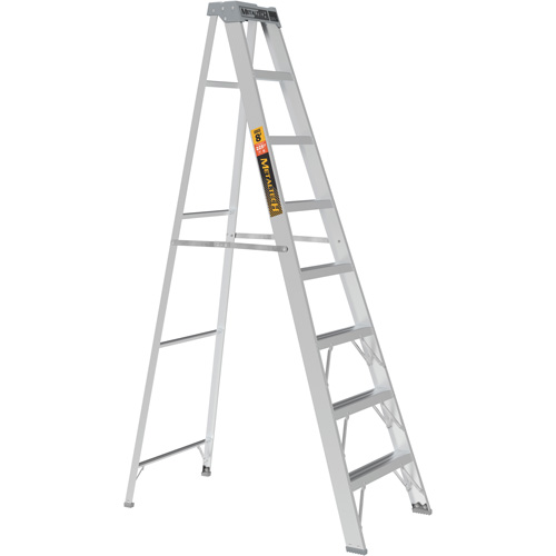 Step Ladder, 8', Aluminum, 225 lbs. Capacity, Type 2 Fastek