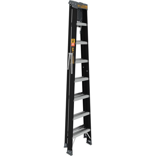 Step Ladder with Paint Tray, 8', Fibreglass, 250 lbs. Capacity, Type 1 Fastek