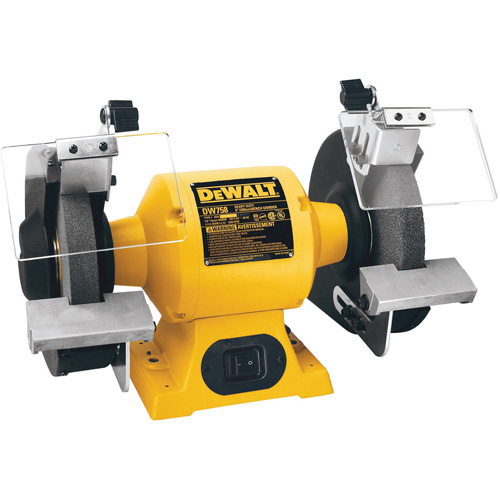 Heavy-Duty Bench Grinder, 8" Wheel Diameter, 3/4 HP, 3600 RPM Fastek