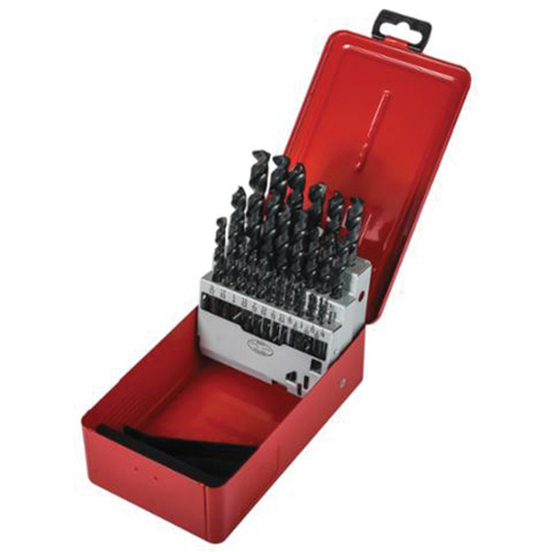 Jobber Drill Bit Set, 29 Pieces, High Speed Steel Fastek