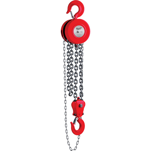 Chain Hoist, 8' Lift, 11023 lbs. (5 tons) Capacity Fastek