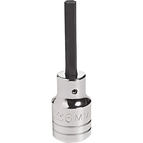 Socket Bit, Hex, 18 mm x 4" L, 1/2" Drive Fastek