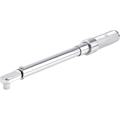 Fixed Head Micrometer Torque Wrench, Click, 3/8" Square Drive, 16-80 ft-lbs. Fastek