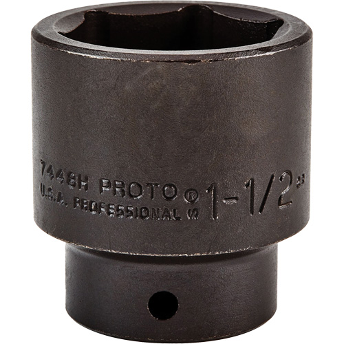 Socket, Impact, 1-1/2", 1/2" Drive, 6 Points Fastek