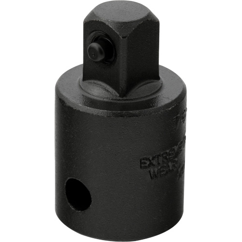 Socket Adapter, Impact, 1/2" Drive, 3/8" Socket, 1-7/16" L Fastek