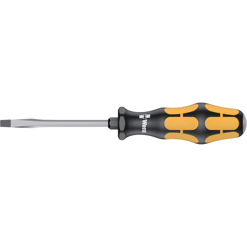 Slotted Demolition Screwdriver, 3/16", 7-3/8" L, Plastic Handle Fastek