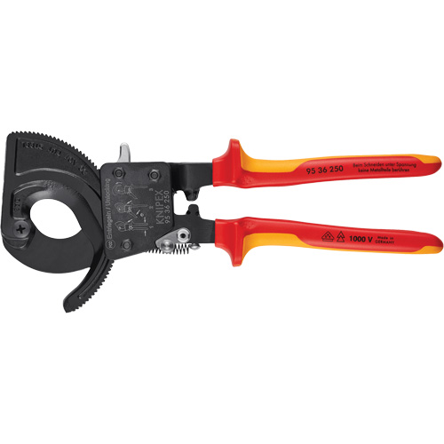 Insulated Ratcheting Cable Cutters Fastek