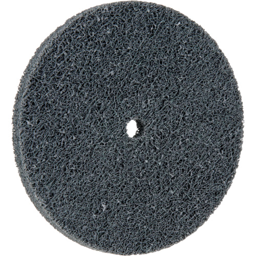 Standard Abrasives 500 Series Soft Density Unitized Wheels, 3" x 1/4", 1/4" Arbor, Fine Grit, Silicon Carbide Fastek