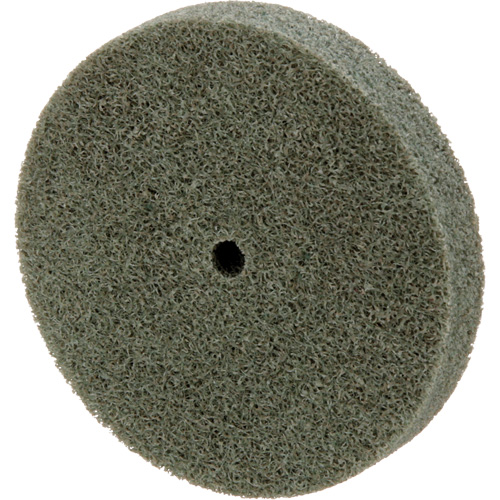Meule homog&egrave;ne &agrave; faible densit&eacute; de s&eacute;rie 500 Standard Abrasives, 3" x 1/2", Arbre de 1/4", Grain de Moyen, Oxyde d'aluminium Fastek