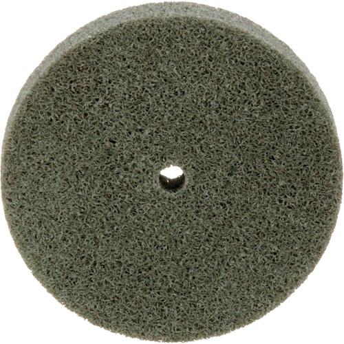 Meule homog&egrave;ne &agrave; faible densit&eacute; de s&eacute;rie 500 Standard Abrasives, 3" x 1/2", Arbre de 1/4", Grain de Moyen, Oxyde d'aluminium Fastek