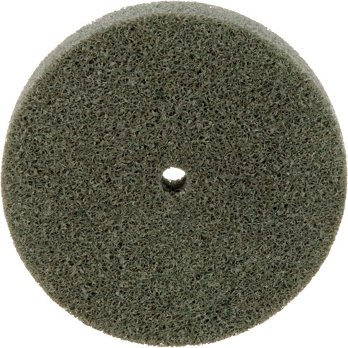 Meule homog&egrave;ne &agrave; faible densit&eacute; de s&eacute;rie 500 Standard Abrasives, 3" x 1/2", Arbre de 1/4", Grain de Moyen, Oxyde d'aluminium Fastek
