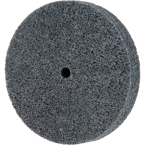 Standard Abrasives 500 Series Soft Density Unitized Wheels, 3" x 1/2", 1/4" Arbor, Fine Grit, Silicon Carbide Fastek