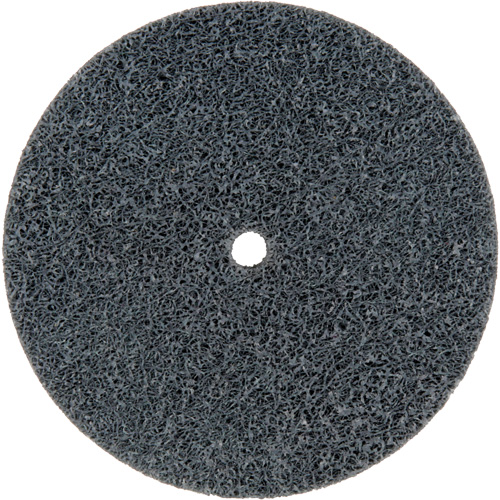 Standard Abrasives 500 Series Soft Density Unitized Wheels, 3" x 1/2", 1/4" Arbor, Fine Grit, Silicon Carbide Fastek