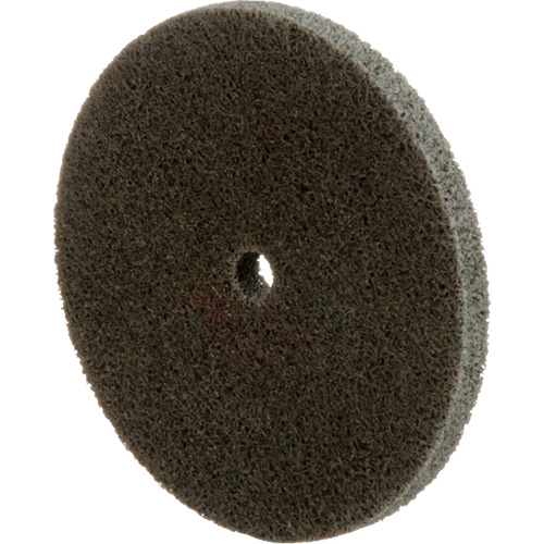 Standard Abrasives Unitized Wheel, 3" x 1/4", 1/4" Arbor, Fine Grit, Aluminum Oxide Fastek