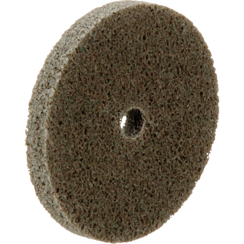 Standard Abrasives Unitized Wheel, 2" x 1/4", 1/4" Arbor, Medium Grit, Aluminum Oxide Fastek