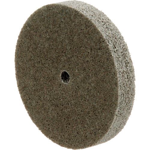 Standard Abrasives Unitized Wheel, 3" x 1/2", 1/4" Arbor, Medium Grit, Aluminum Oxide Fastek