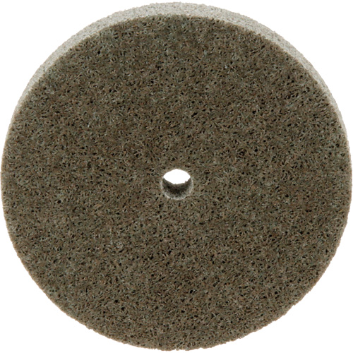 Standard Abrasives Unitized Wheel, 3" x 1/2", 1/4" Arbor, Medium Grit, Aluminum Oxide Fastek