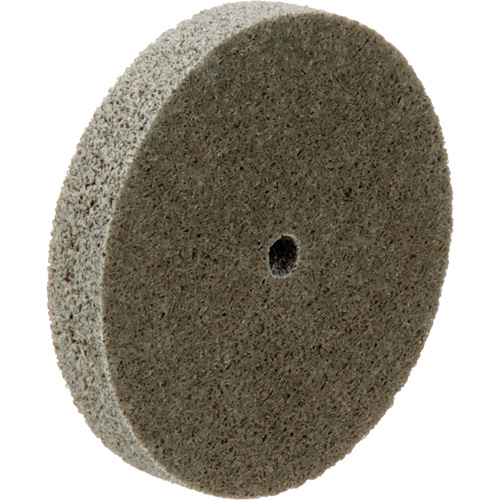 Standard Abrasives Unitized Wheel, 3" x 1/2", 1/4" Arbor, Medium Grit, Aluminum Oxide Fastek