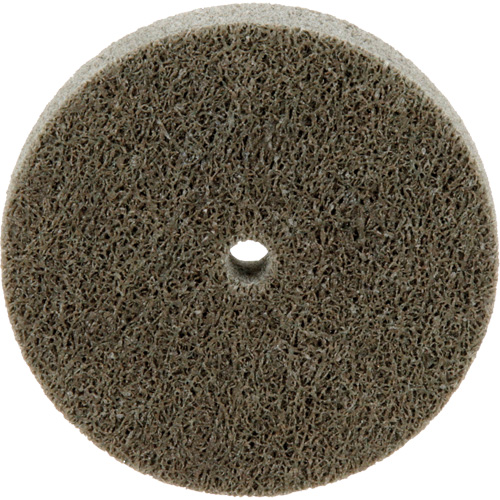 Standard Abrasives Unitized Wheel, 3" x 1/2", 1/4" Arbor, Medium Grit, Aluminum Oxide Fastek