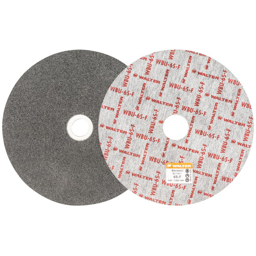 Blendex U Finishing Wheel, 6" Dia., 6SF Grit, Silicon Carbide Fastek