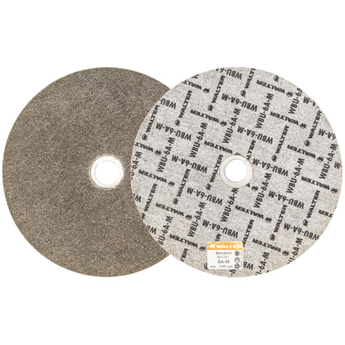 Blendex U Finishing Wheel, 6" Dia., 6AM Grit, Silicon Carbide Fastek