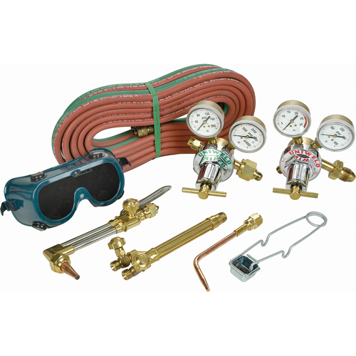 Ensemble de soudage au gaz Uniweld All American, Coupe jusqu'&agrave; 1/2" Fastek