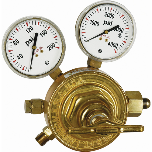 D&eacute;tendeur &agrave; simple d&eacute;tente de s&eacute;rie lourde, Oxyg&egrave;ne, Entr&eacute;e CGA540 Fastek