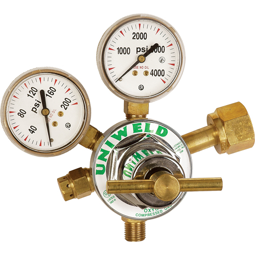 Medium-Duty Single Stage Regulator, Oxygen, CGA540 Inlet Fastek