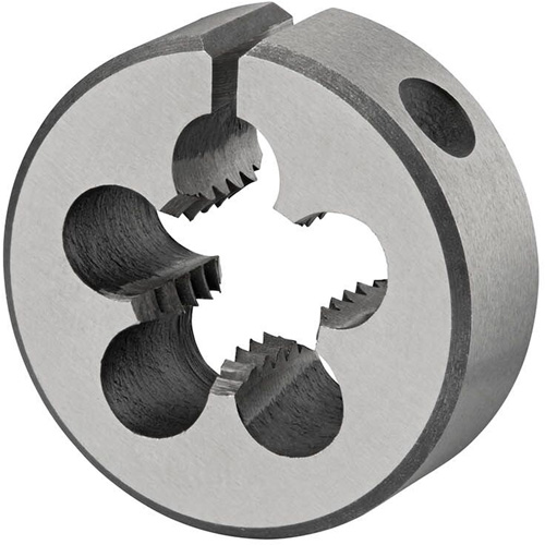 Adjustable Round Die, 1/2"-13 Thread, High Speed Steel Fastek