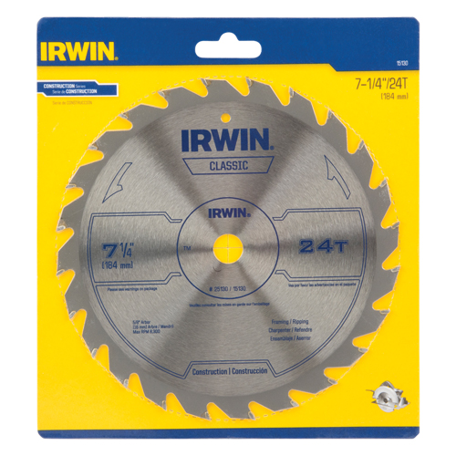 Contractor Saw Blades - Classic Series Saw Blades, 7-1/4", 24 Teeth, Wood Use Fastek