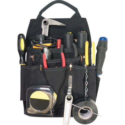 Porte-outils professionnels pour &eacute;lectricien, Porte-outil multiple, Polyester, 11 Poches Fastek