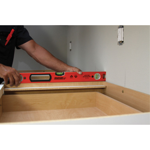 Heavy Duty Level, Box, 24" L, Aluminum, Non-Magnetic Fastek
