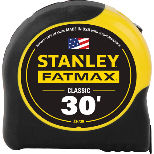 FatMax&reg; Classic Tape Measure, 1-1/4" x 30', Imperial Graduations Fastek