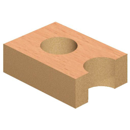 Through-Hole Carbide Tipped Drill, 8 mm Diameter Fastek