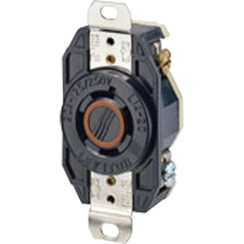 Single Flush 3-Pole 4-Wire Grounding Receptacle Fastek