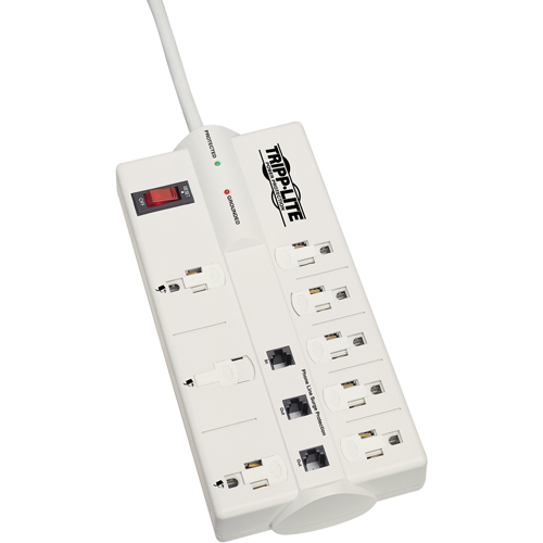 Protect-It Surge Suppressors, 8 Outlets, 2160, 1800 W, 8' Cord Fastek