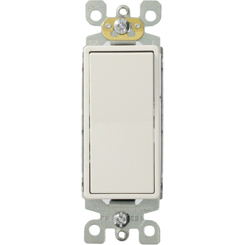 Decora&reg; Quiet Rocker Switch with 3-Way Toggle Fastek