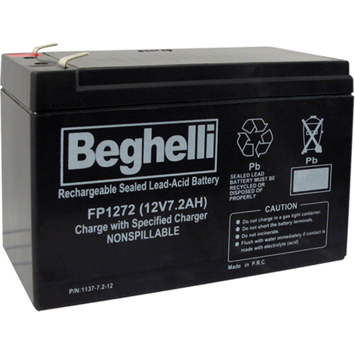 Sealed Lead Acid Batteries, 12 V, 7.2 Ah Fastek