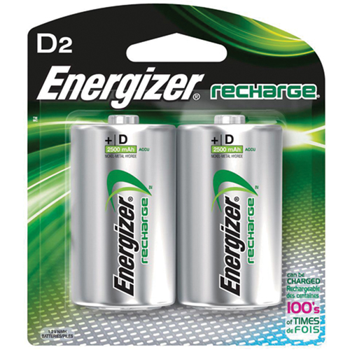 Rechargeable NiMH Batteries, D, 1.2 V Fastek