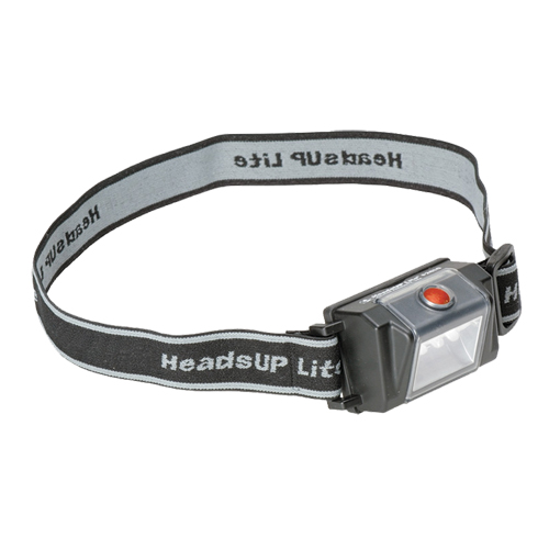 HeadsUp Lite 2610 Headlamp, LED, 30 Lumens, 19 Hrs. Run Time, AAA Batteries Fastek