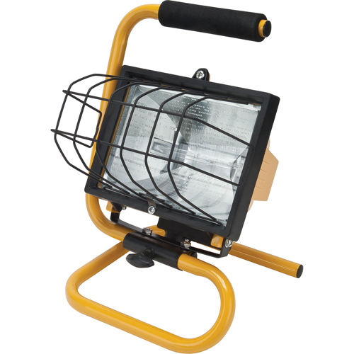 Projecteur portatif, Halog&egrave;ne, 500 W, 8000 lumens, Boîtier en Acier Fastek