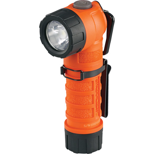 PolyTac&reg; 90 X Right Angle Flashlight, LED, CR123A Batteries, Polymer Fastek